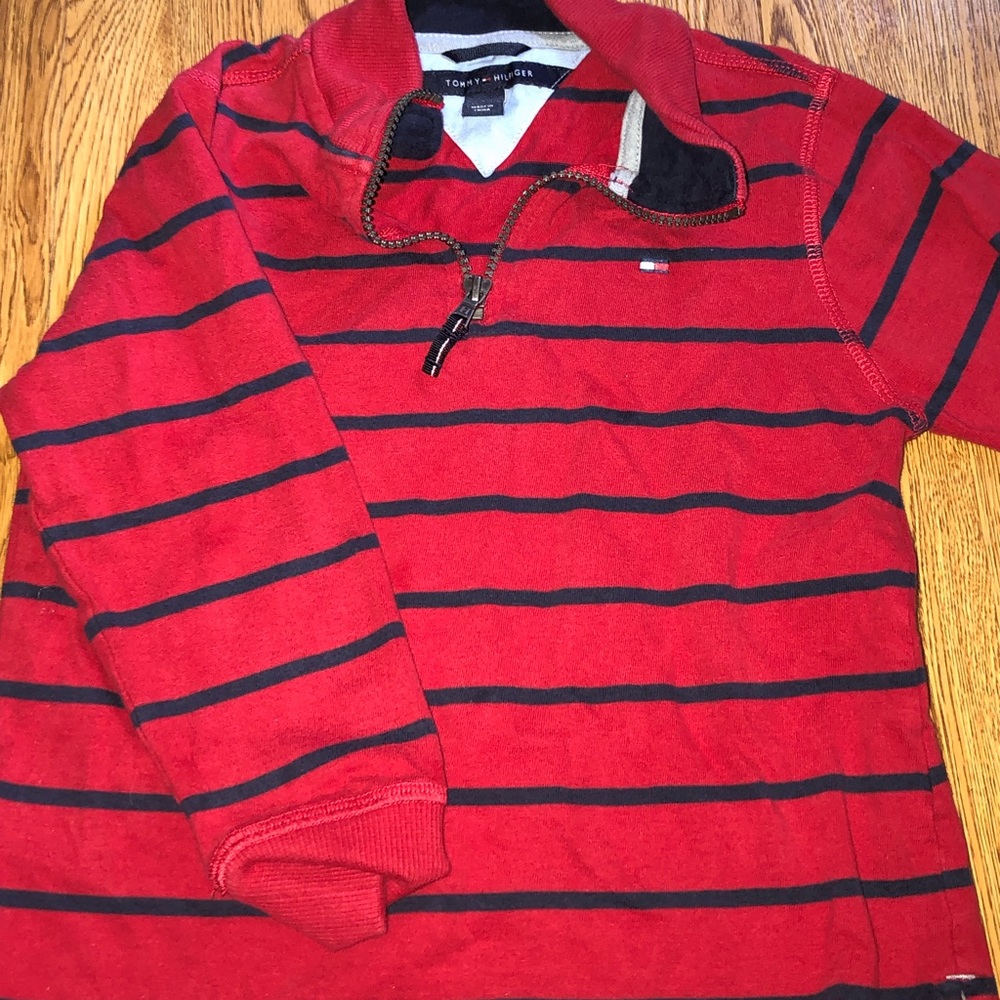 Tommy Hilfiger Longsleeve partial zip up shirt